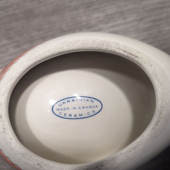 Handmade Ukrainian Goose Pottery Dish From Canada - Picture 5 of 9